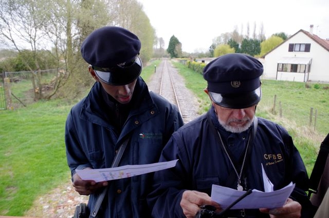 7 Controleurs Matthieu Cadet du Rail CFBS Membres + Salariés Fete Vapeur 2016