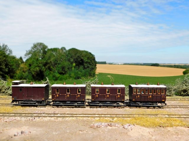 15 Trains d'Antan Anvin-Calais Voiture 1ère 2nd 3ème Classe + Fourgon