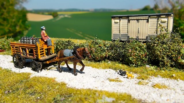 01 Chemin de la Laiterie - Kit Charette de Laitier Maquette Création