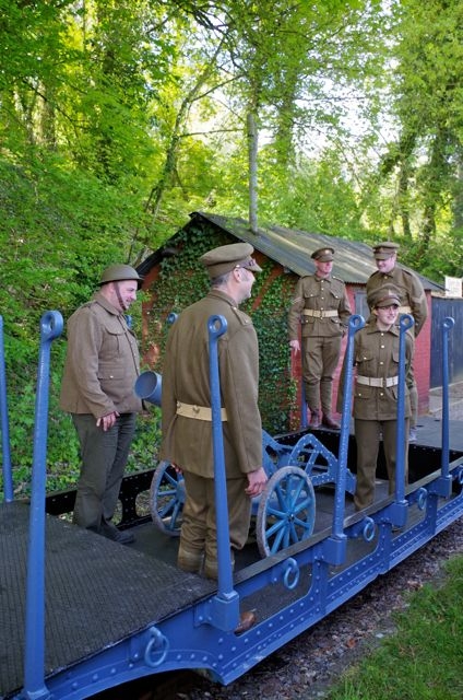 10 APPEVA 100 Ans CAPPY 11h30 06.05.16 030T Decauville Train Militaire + Voiture Péchot