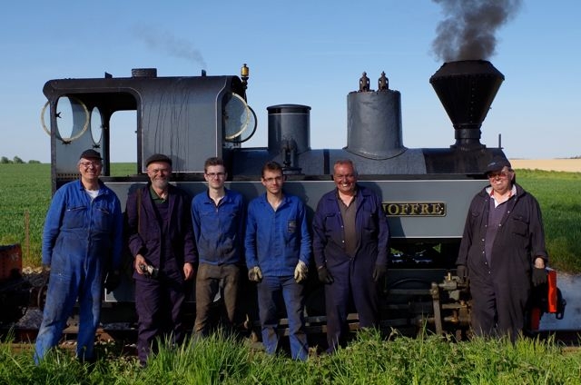 3 030T Joffre + 030T Decauville Double Traction Marche Essai 04.05.16 APPEVA 100 Ans