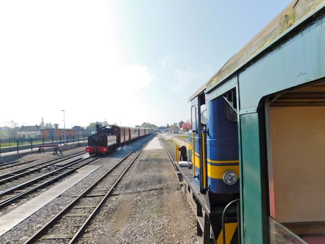 8 CFBS 08.04.16 Noyelles Arrivée Train direct Cayeux + MOB