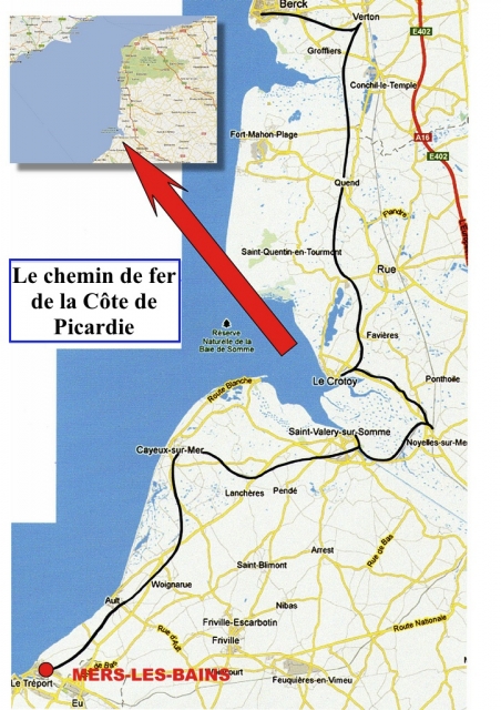 Mer les Bains Chemin de Fer de la Cote de Picardie