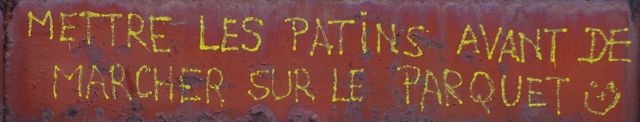 Couverts RB départ pour Bon repos 26.07.2019 Consignes