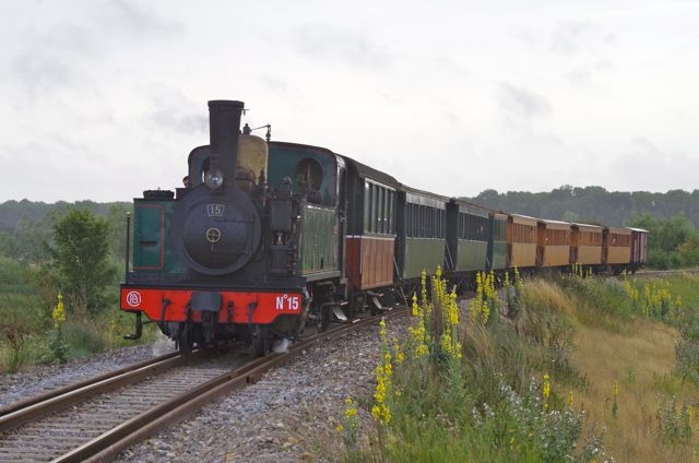 05 CFBS 26.07.19 Trains sur la Digue Haine Saint Pierre + Rame Somme