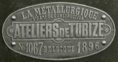 Tubize 07 Plaque n°1067