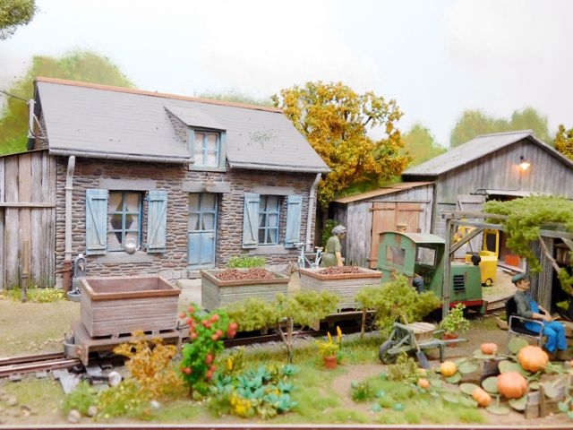 04 LES CHATAIGNES  1:43 VOIE DE 40cm Michel LECOURSONNAIS RAMMA 2019
