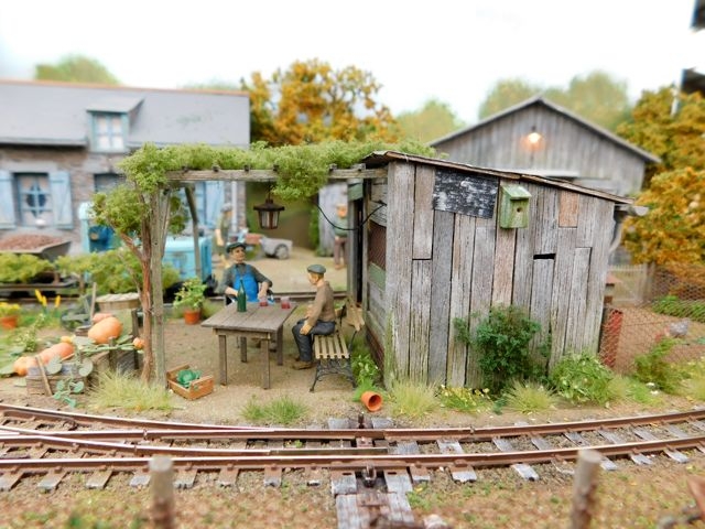09 LES CHATAIGNES 1:43 VOIE DE 40cm Michel LECOURSONNAIS RAMMA 2019