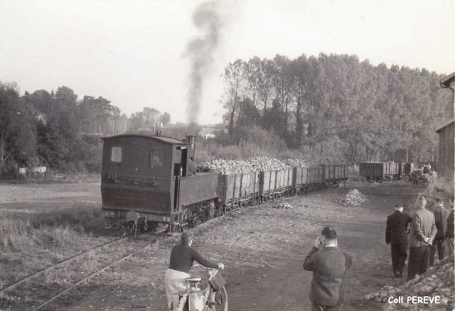 09.1 NEUILLY SAINT FRONT oct. 1959 Trains à Betteraves Gare CSA Coll Pérève