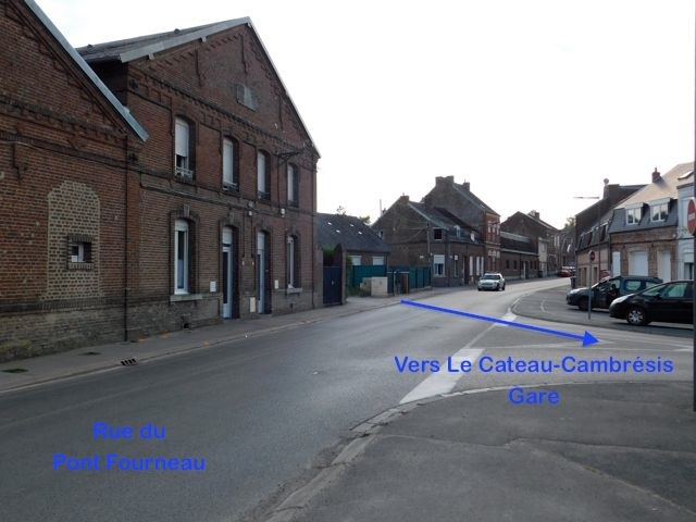 Pk 25,2 Cambrésis Le Cateau raccordement Gare NORD 1940