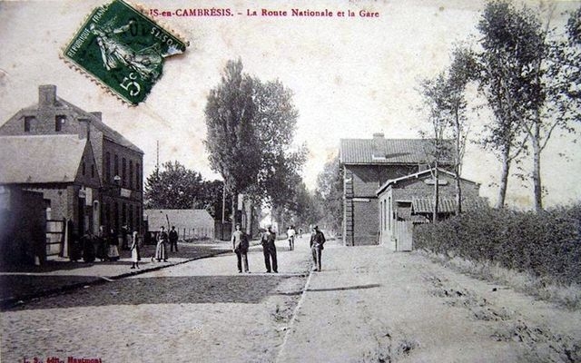 7 Pk 10,6 Cambrésis Beauvois Gare Route Nationale Quartier de la Gare