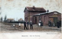 8 Pk 10,6 Cambrésis Beauvois Gare Route Nationale Colorisée