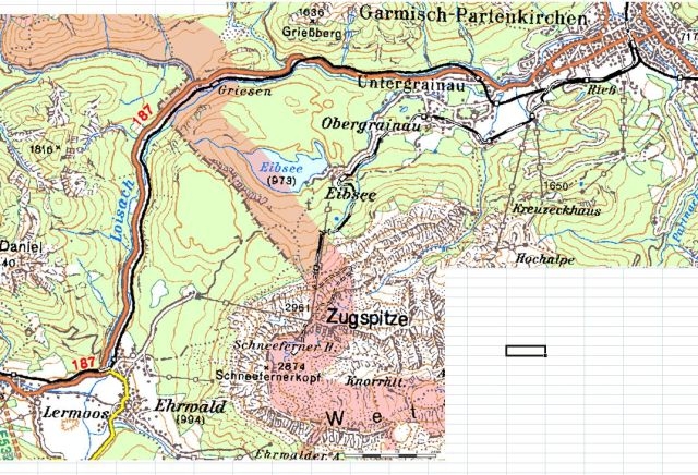 carte zugspitz