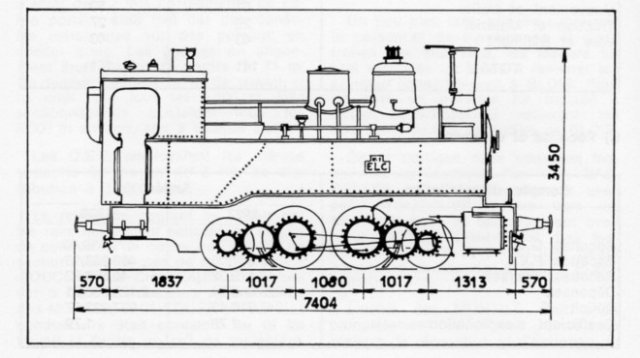 TELC 040T Pinguely essieu arrière entrainé par Engranage CFRU 118 1974