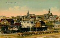 Montdidier gare Wagon Colorisée