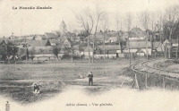 Athies entrée Village Voie vers 1903