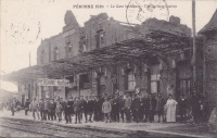 Péronne Gare Quai Destruction 1919