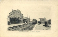 NESLES GARE LOCO CIE NORD VOITURE SE-SOMME (ligne Offoy-Bussy-Ercheu)