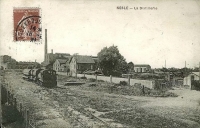 Nesles Distillerie Wagon Loco manoeuvre Interne (Ligne Offoy-Bussy-Ercheu)