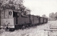 CA ASFELD Nord-Est 130T Corpet ex-Romery-Vervins-Liart 1949 (+ rame 3 voiture ex-CBR) Photo Chapuis Coll Péréve 03