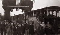 CBR Salut à Nos Préfets Sénateurs députés Bicabine Enfants (Instituteur ?) VOITURE 1ère Salon-Fumoir