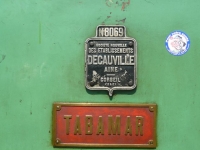 020T Decauville Tabamar Plaque
