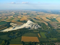 4Ã¨me point de virage, cloture du circuit, cimenterie de Vitry-le-FranÃ§ois