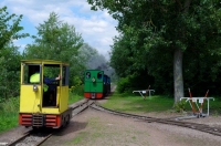 2 Petit Train Scarpe Manoeuvres au terminus