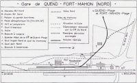 NORD Quend-Fort Mahon Gare Départ Tramways