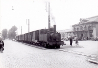 CFDT Castres face Gare SNCF 130T SACM n°11 train Marchandise 27.06.1953 Photo Bazin