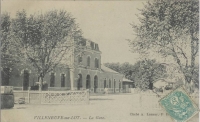 Gare de villeneuve sur Lot extérieur.