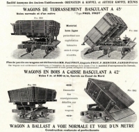 O&K Wagon bennes basculante Paul Frot