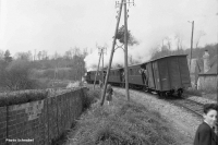 01 FACS 05.04.1959 BAIN DE MER SAINT VALERY CANAL Départ PHOTO SCHNABEL