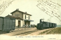 Cheroy (Yonne) Gare 030T n°7CPA COUL