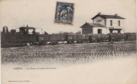 Cheroy Gare (Yonne) Train 030T Tombereaux