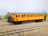 CFBS Voiture Manage BC501 Bois Verni Trains d'Antan 