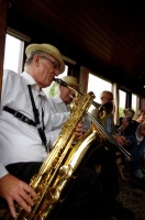 12 CFBS Fête de la Gare de Cayeux 06.07.14 Voiture-Salon Musiciens Jazz