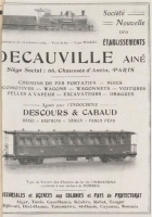 Decauville Publicité pour Indochine Voiture I II III Classe (cf Manage) Dépeche Coloniale Illustrée 1918
