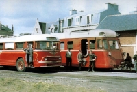 CdN Saint Brieuc Autorail ABH Autocar Chausson Date ? Photographe ? - copie