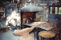 Forge Atelier Carrières de LLechwedd (Wales) Juillet 1994 Photo Bruno Duchène 01