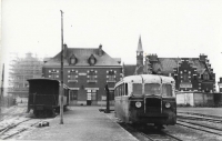 SE Somme Albert Autorail De Dion + Voiture 1949