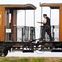 14 CFBS 19.27.26 Train Diner à Bord sur la digue Arret Repas