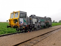 02 CFBS Bourreuse Fornoni Essai Ligne du Crotoy Garée à Morlay (04.07.20)