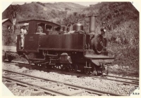 CF Madascar 220T Locomotive en gare de Loharlandava