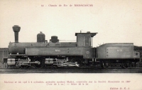 CF Madagascar 020+020T Mallet n°10 SACM 1907 série 10 à 13