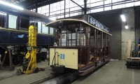 SNCV Baladeuse n°29 Propriété du Musée du Tram de Bruxelles