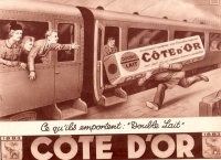 Cote d'Or Plaque Train