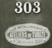 Tubize 02 Plaque n°704