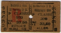 Mézières-sur-Oise Saint Quentin Ticket
