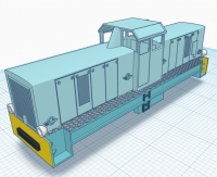 Modelisation bb400 vivarais au 1/160 trop détaillé